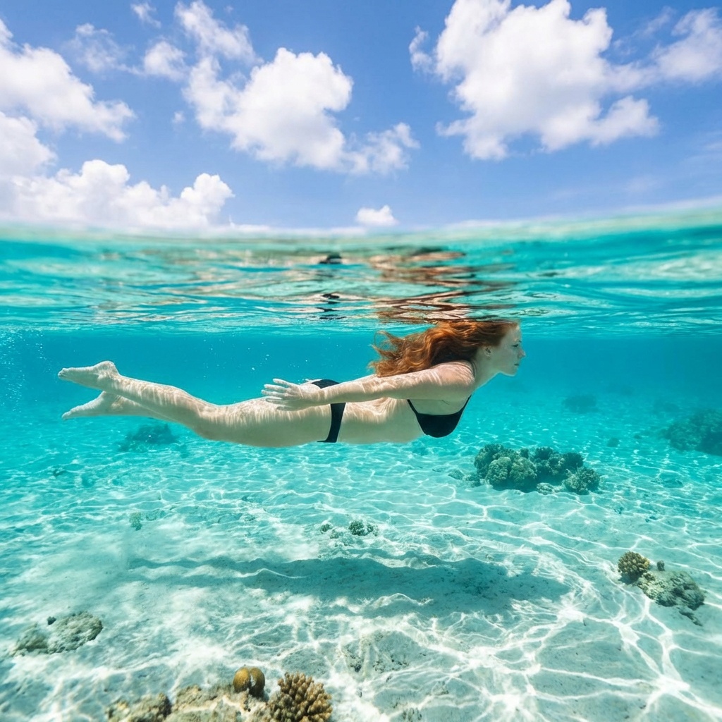 Rose diving at Mushroom Forest, Curaçao