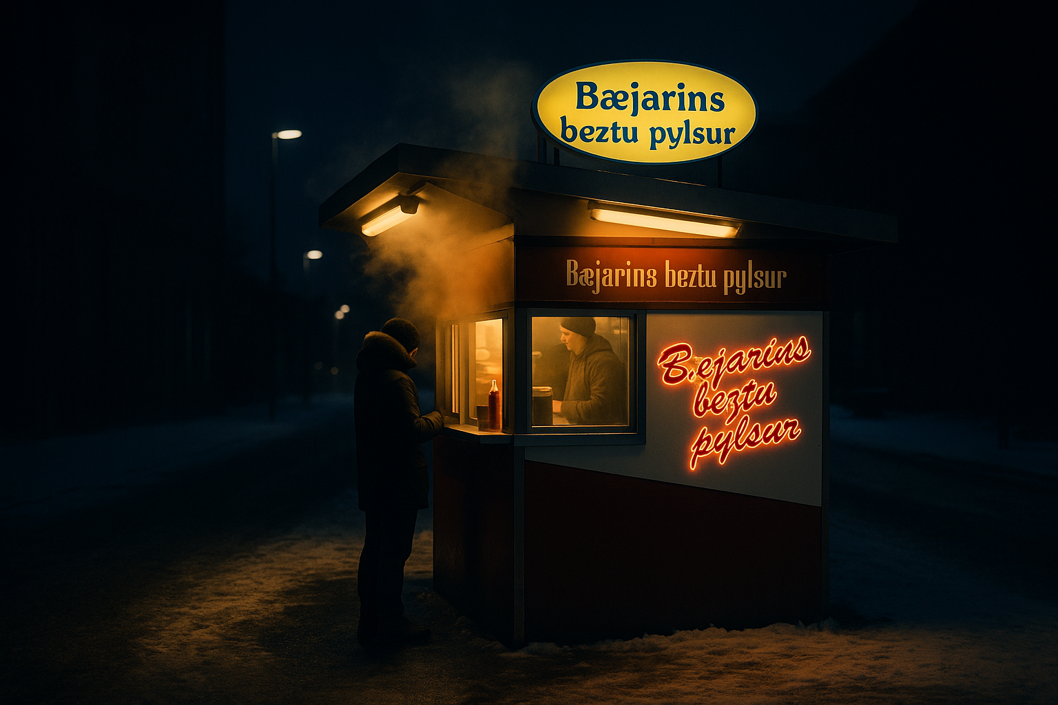 Bæjarins Beztu Pylsur hot dog stand, Reykjavík