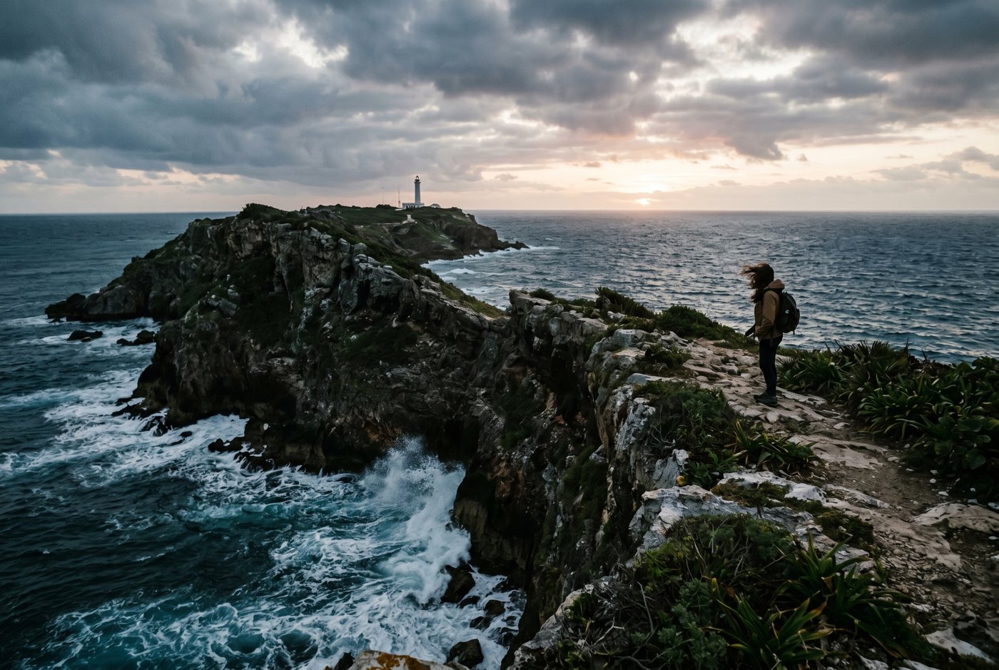Punta Sur cliffs above deep blue water on Isla Mujeres